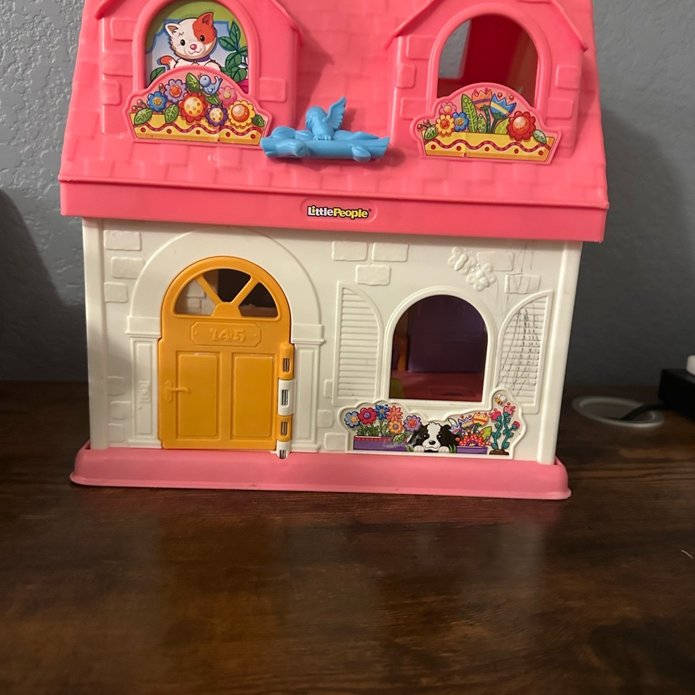 Pink and White Dollhouse